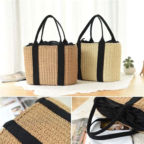 high quality straw handbags